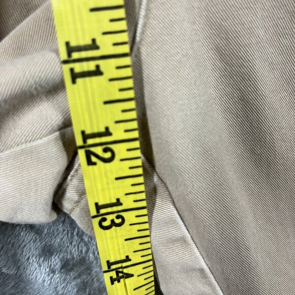 VTG Lauren Ralph Lauren Pants Mens Size 10 Beige Cotton Chino Tapered - Picture 8 of 11